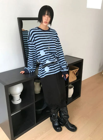 DOT&STRIPE OVER SWEAT